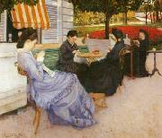 Gustave Caillebotte Portraits a la campagne oil painting reproduction